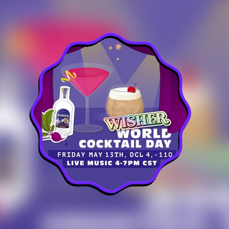 Wisher World Cocktail Day Record Setting Event *P.O.A.P*