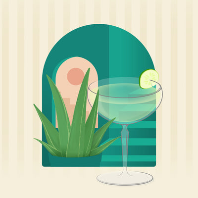 Aloe Gimlet, Pitcher Cocktail